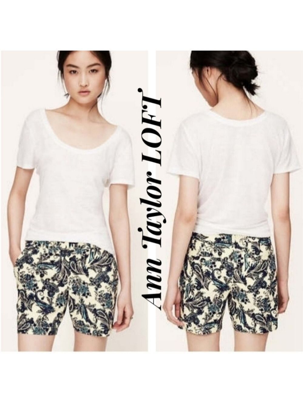 Ann Taylor LOFT Riviera Paisley Short.
